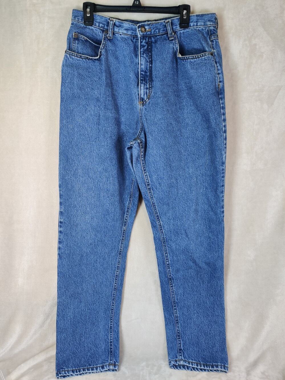 Vintage Bugle Boy Jeans Women's Size 18 Medium Wash Denim Y2K 90's